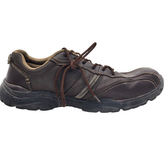 Skechers Shoes Mens 12 Relaxed Fit Leather Air Cooled Memory Foam Sneakers 65419 main image 3